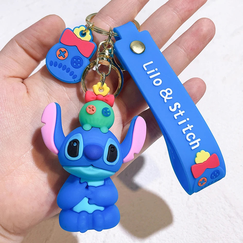 Llaveros de diferentes modelos de Stitch