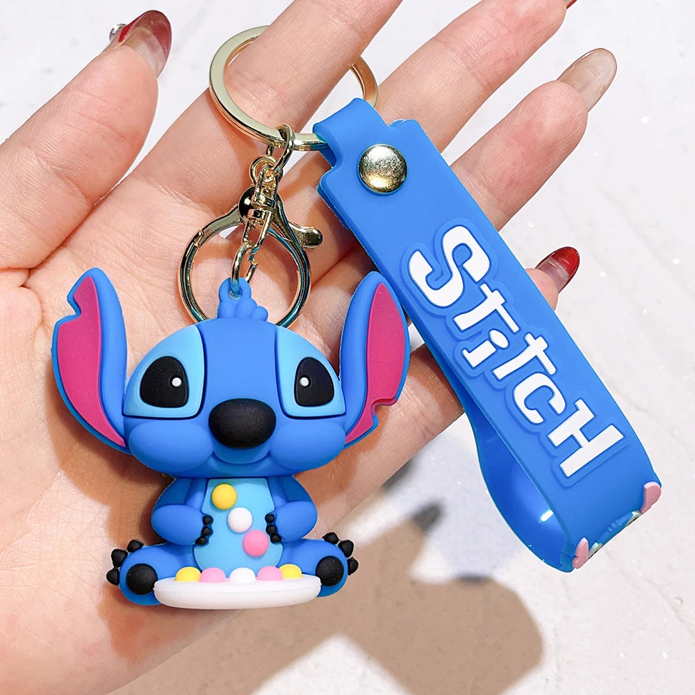 Llaveros de diferentes modelos de Stitch